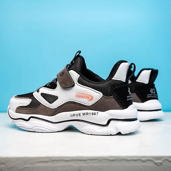 Barnesko Sport Studenter Mote Gutter Jenter Fritidssko Fr2011 BlackBrown EU 33