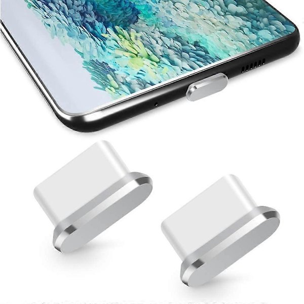 2 kpl Type-C pölysuoja, USB C -portin pölysuoja
