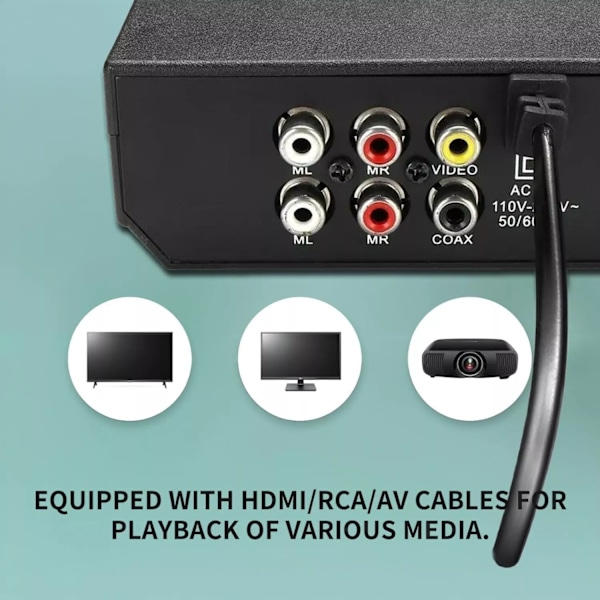 HDMI DVD-soitin televisiolle, USB 3.0 ohut kannettava DVD-poltin/tallennin/soitin