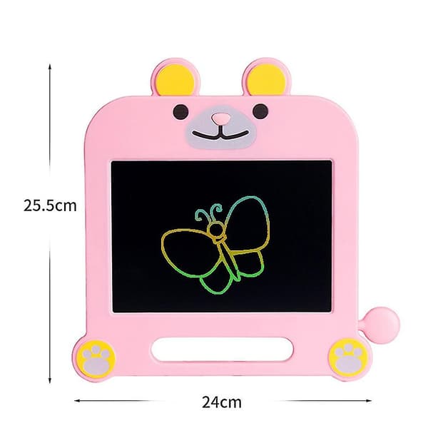 Viskelæder Genanvendelig LCD Tablet Julegave H pink style2