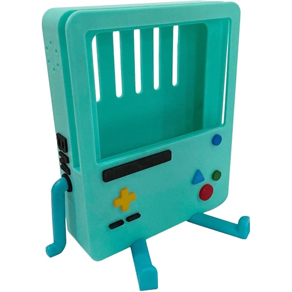 Leksaksskyddande fodral i silikon för Nintendo Switch bärbar laddningsdocka spelkontrollhållare grön