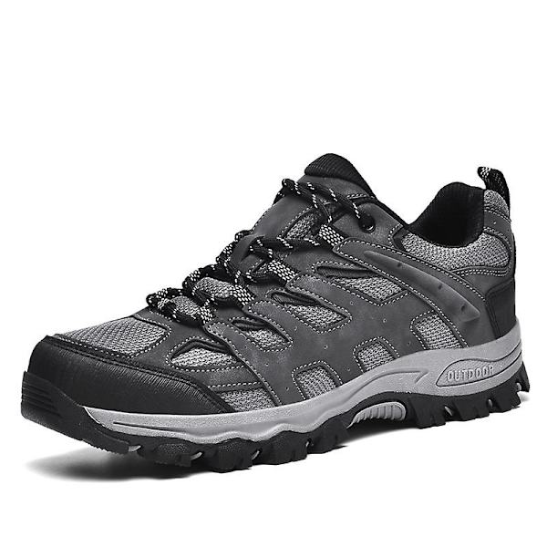 Herre Dame Vandresko Lav Top Sneakers Til Udendørs Trailløb Trekking Vandring 3D2388 Gray EU 41