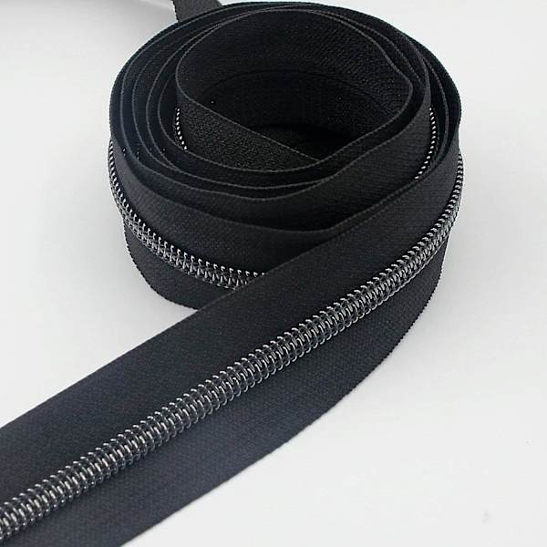 Sbest Nylon Glidelåser #5 10 Yards Syglidelåser Bulk Diy Glidelås Metervis Bulk Med 20 stk. Skyvere - Lange Glidelåser For Skredder Søm Håndverk Veske (gunmetal)