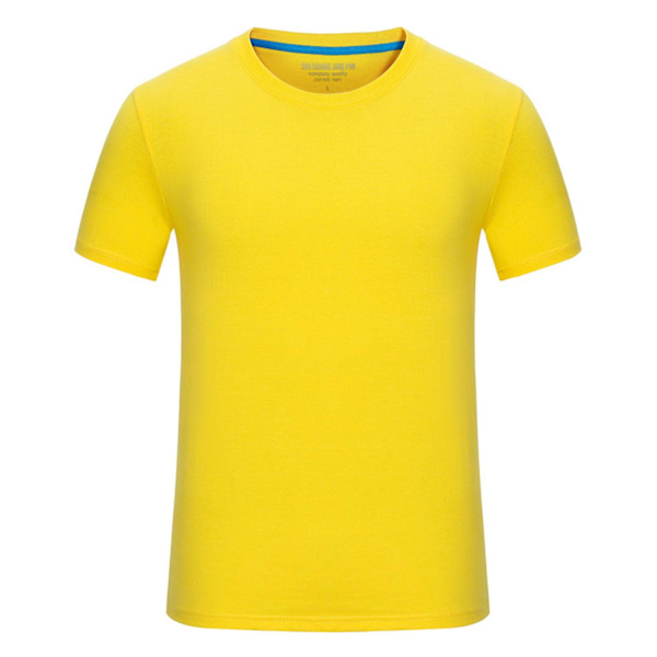 Ylisuuri pariskunta lyhythihainen T-paita, löysä ja hengittävä toppi tytölle, naiselle, äidille, rakastajalle L Yellow Male