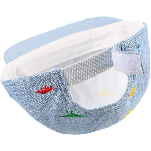 Bomulls Sommercaps for Småbarn Dinosaur Barne Truckerhatt Gutter Jenter Sol Baseballcaps