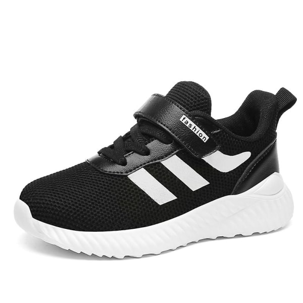 Børnesneakers Skridsikre Åndbare Sportsløbesko H623 Black EU 36