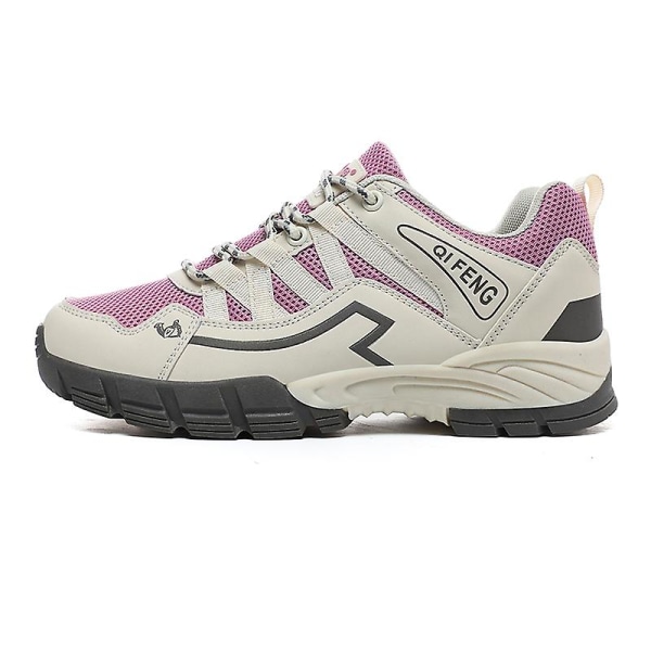 Damesko Lav Ankel Fritidssko For Utendørs Sti Vandring Trekking Gåing 3D863 Pink EU 38