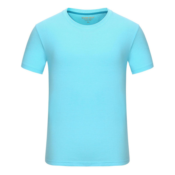 Ylisuuri pariskunta lyhythihainen T-paita, löysä ja hengittävä toppi tytölle, naiselle, äidille, rakastajalle XXXL Sky Blue Male