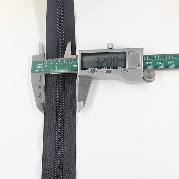 #5 Antikk Messing Metallisk Nylon Glidelås På Meteren Bulk 10 Meter (brun Tape Med 25 stk Messing Glidere For DIY Sy Skredder Håndverk Veske(brun)