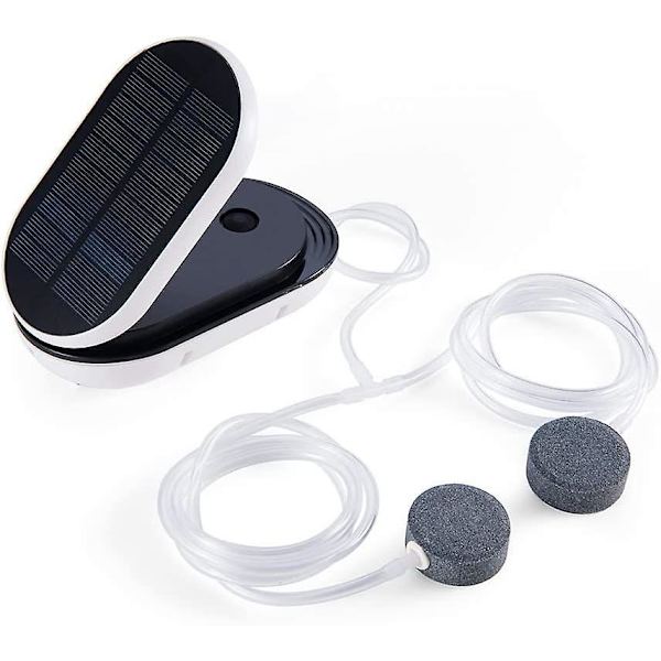 Toimintatilojen Vaihto Ilmapumppu Aurinkoenergialla Toimiva Ilmapumppu Hapetin Veden Hapetus Pumppu Lammikko Ilmastin Akvaario 15,5 X 13,5 X 5,5cm