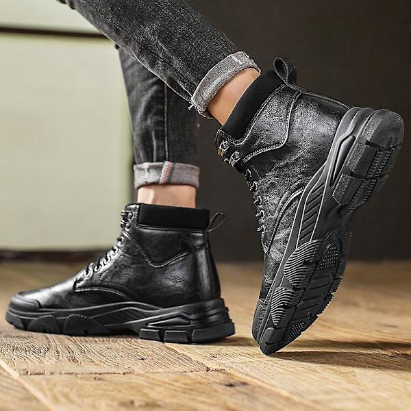Herr Snow Boots High-Top Skor Martin Varma Skor Fr1019 Black EU 41