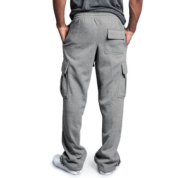 Miesten Muoti Urheiluhousut Kiristysnyörillä Plus Koko S-4xl Light grey M