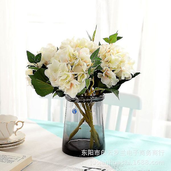 Bryllupsdekoration Hydrangea Simulation Hydrangea Hoved 2 stk. Kunstige Blomster Hoved Til Bryllup