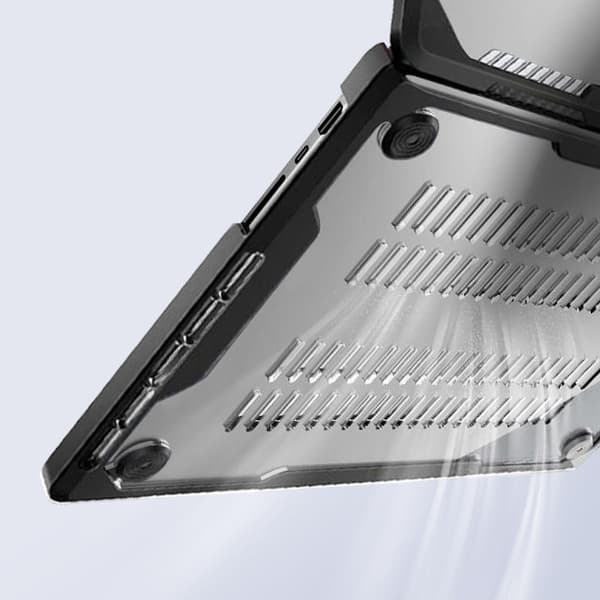 Støtfangerdeksel for MacBook Pro 16' 2023, 2022 og 2021