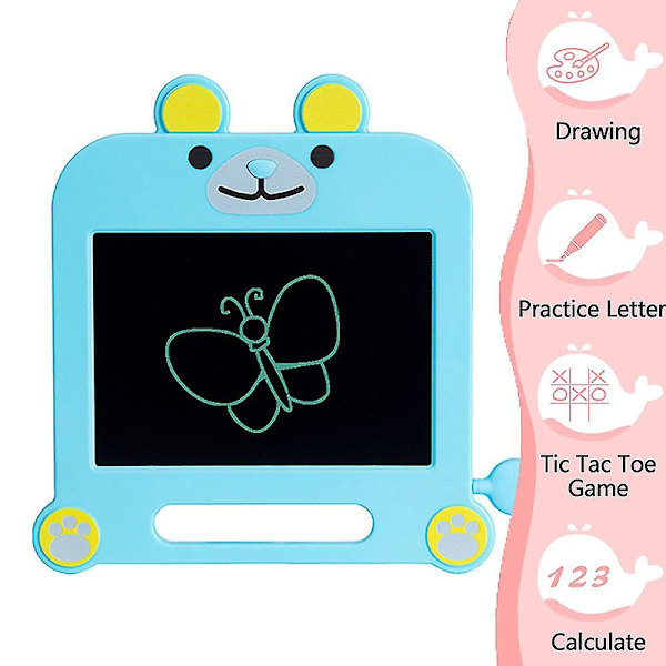 Pyyhittävä Uudelleenkäytettävä LCD-tabletti Joululahja H blue style1