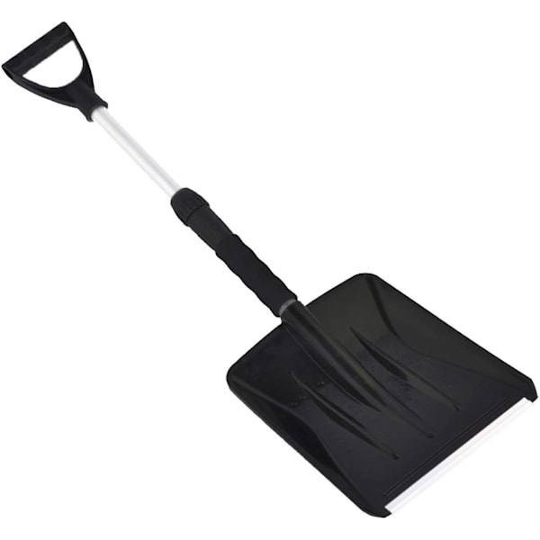 Teleskopisk snøspade i aluminium - Snøspade med teleskophåndtak, bærbar snøplog