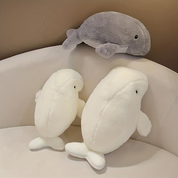Søko Plyslegetøj Ocean Dukke Børnedukke grey