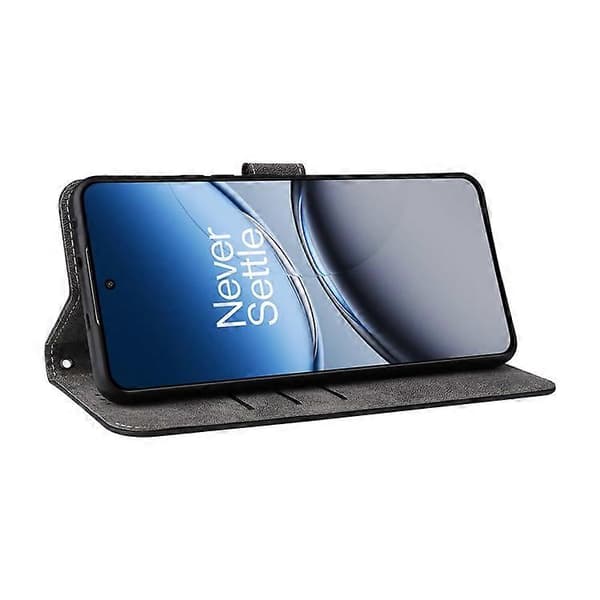 Kompatibelt Plånboksfodral för OnePlus Nord 4 RFID PU Läderfodral Ställ Black