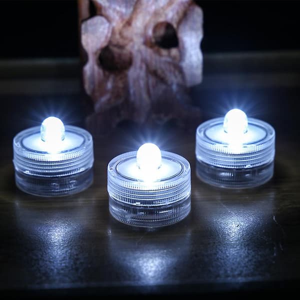 Undervands LED Lys, vandtætte Pool Lys (12 stk., Hvid)