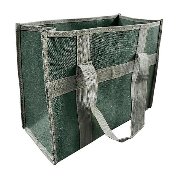 Elektriker Værktøjstaske Vedligeholdelsesværktøj Opbevaringstaske Slidstærk Stor Kapacitet 43X32X32CM Army Green Kit-Handbag 084 6