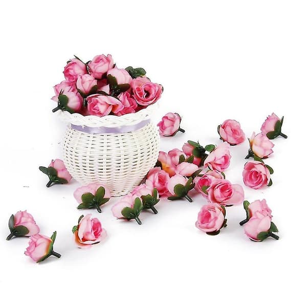 3cm Tekoruusu Kukkapäät Hääkoriste (vaaleanpunainen) 20PCS