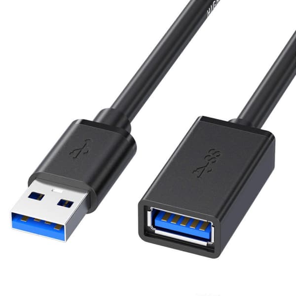 USB Forlængerkabel Højhastigheds USB 3.0 Forlængerkabel Han til Hun Dataoverførsel Erstatning for Museforlængerkabel