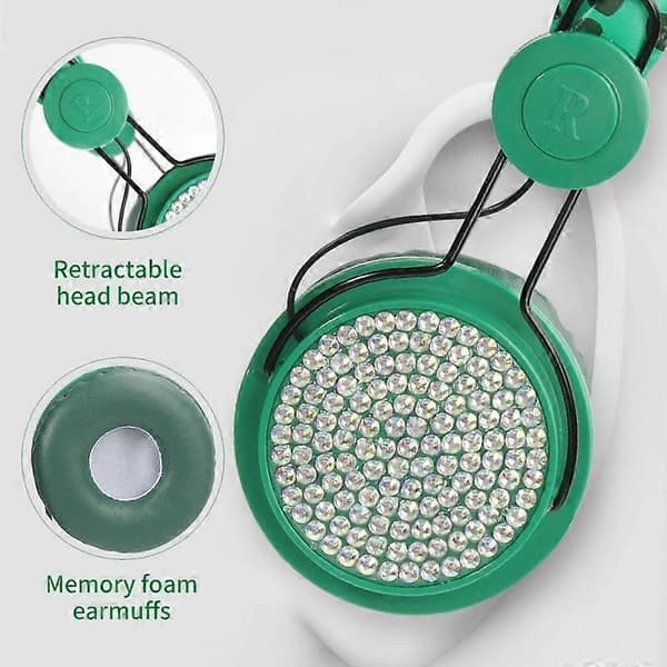 3,5 mm kablede hovedtelefoner med bas ørepropper stereo headset Mus
