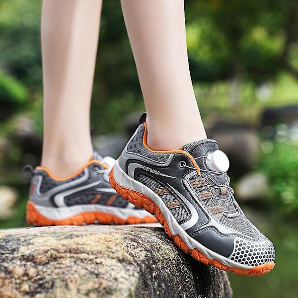 Dame Vandresko Lavsko Sneakers For Utendørs Sti Vandring Trekking Gåing 3D232 Gray EU 40