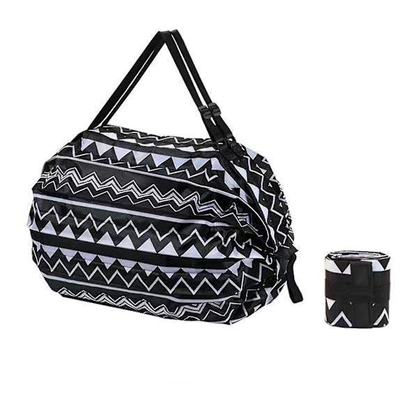Genanvendelige Indkøbsposer Vandafvisende Oxford Klud Duffel Tote Taske Til Picnic Rejse Camping Triangle