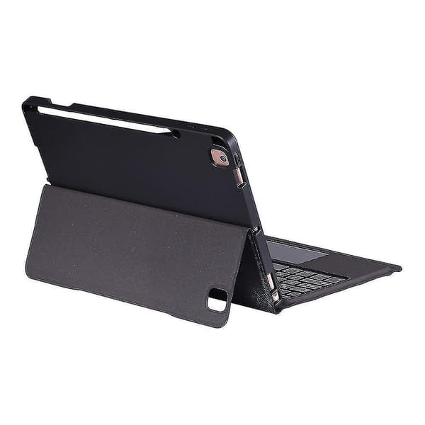 Enkropps viloläge trådlöst Bluetooth-tangentbord läderfodral för iPad iPad 12.9 2018 2020
