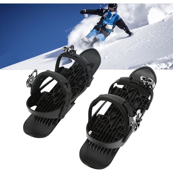 Mini Korte Ski Skøyter For Snø, Justerbare Korte Snøskøyter, Skiblader, Skibrett, Vintersko, Utendørs Ski, Mini Ski Skøyter, Skisko For
