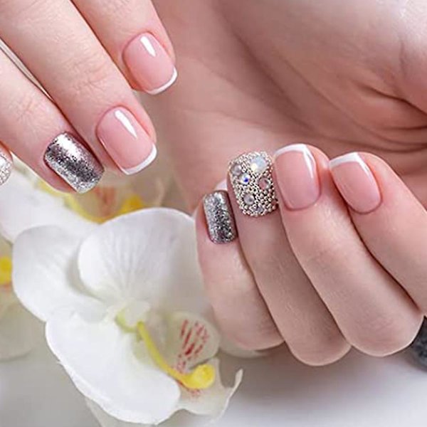 Svart metalldesign Kolinsky Sable Akrylpensel för nagelkonst Manikyr Diy Salong & Hemverktyg 14