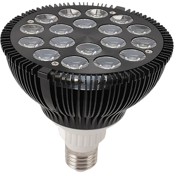 LED Aquarium Lights Glödlampa, 85-265V 18W Full Spectrum Vattenväxter Grow Lamp med UV Blå Vit Röd Grön