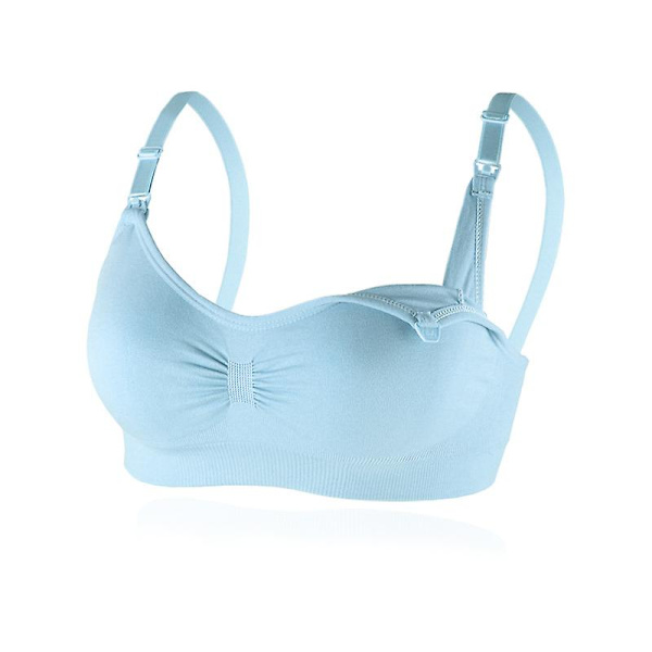 Amme BH'er Graviditets BH Sømløs Graviditets BH Blue M