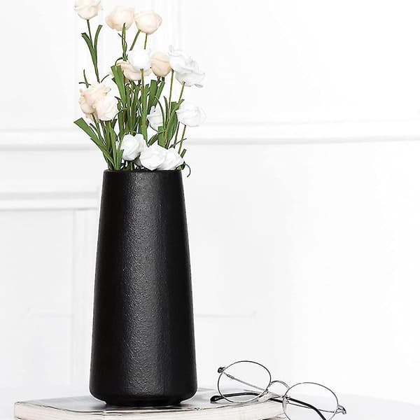 Keramisk vas - Blomvas stil för modern bordsdekoration, passar för öppen spis sovrum kök