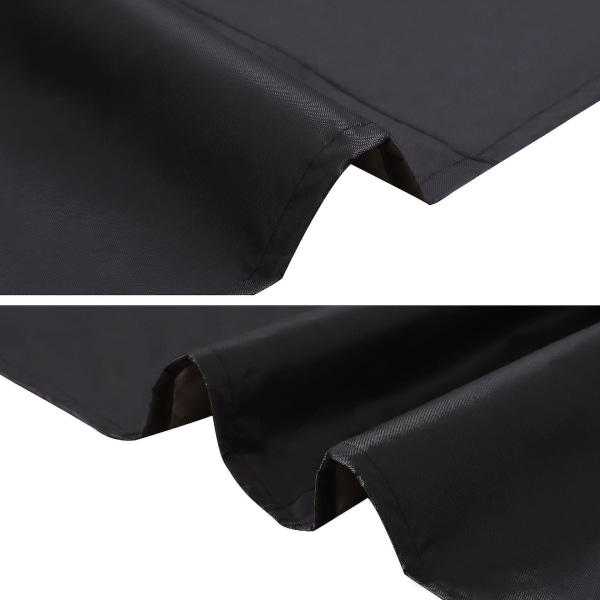 58 Størrelser 420d Utendørs Terrasse Vanntett Oxford Hagemøbeltrekk, svart 150*120*71cm