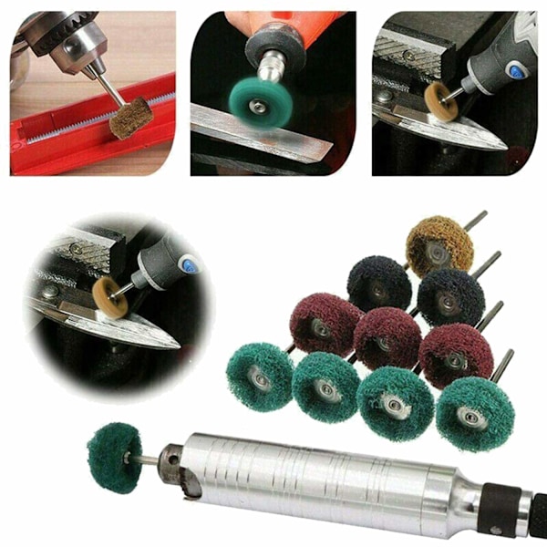 40 stk. slibeskiver, 1 tomme (25 mm) slibe- og polerskivesæt til Dremel roterende værktøj - 1/8 tomme (3 mm) skaft