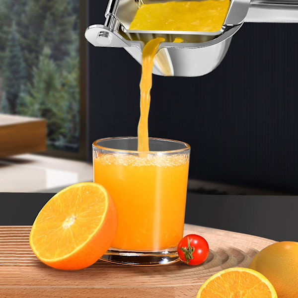 Rostfri manuell handpressad citronpress enkel operation färsk fruktpress för hem kök verktyg tillbehör