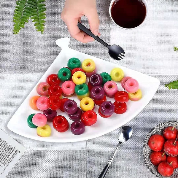 Donut godisform, 5-pack silikon nonstick ringformar för gelégodis