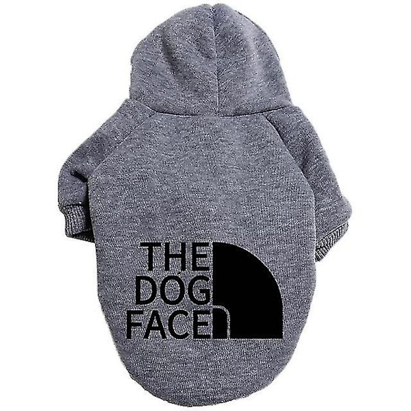 Kläder för husdjurshund/husdjurshundtröja, husdjursrock pullover fritidskläder för stora och små hundar gray4 7XL