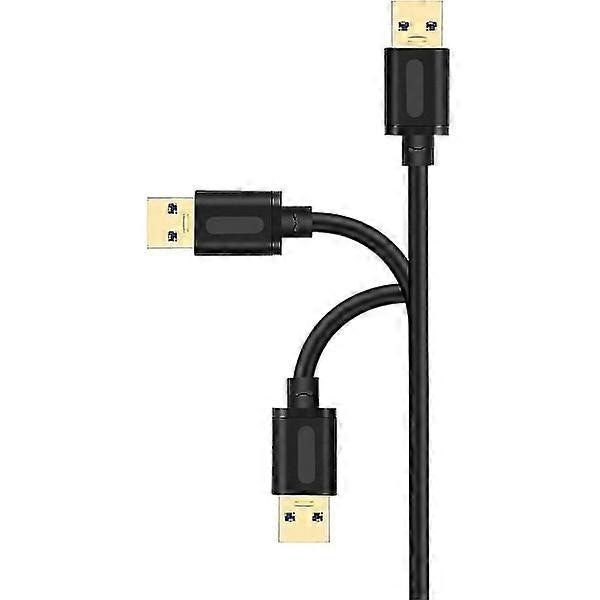 USB 3.0 A til A Hannkabel 0,9 m, USB til USB Kabel USB Hann til Hann Kabel