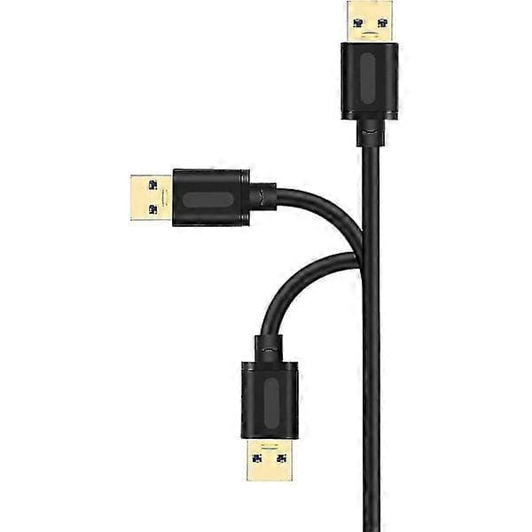 USB 3.0 A till A Hankabel 0,9 m, USB till USB-kabel USB Hane till Hankabel