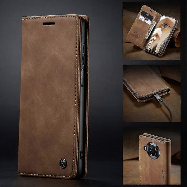 Xiaomi Mi 10t Lite 5g puhelin kotelolle Brown