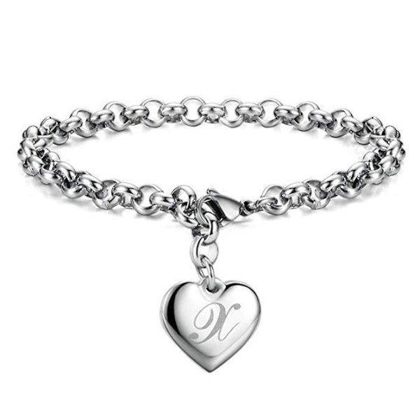 Kærlighedshjerte Armbånd Til Kvinder Dame Ledkæde Armbånd Med Vedhæng Sødt Armbånd Ankelkæde X