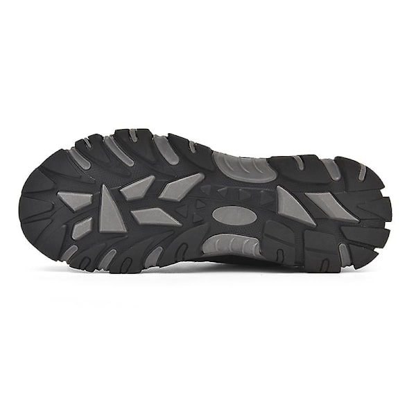 Vandrestøvler til mænd og kvinder - Lavt snørebånd - Sneakers til udendørs vandreture, trekking og gåture 3Dt899 Black EU 40