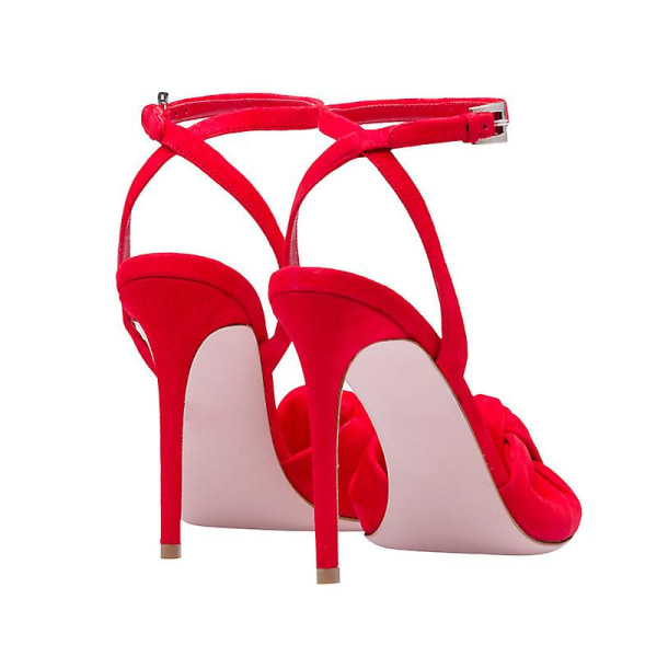 Naisten Karrie Korkeakorkoiset Stiletto-Pump-Sandaalit Red 40