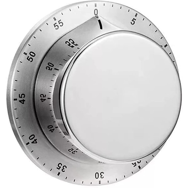 Kort Timer Kökstimer Digital Timer Mekanisk Digital Äggtimer Kökstimer Kort Tid Magnetisk Rostfritt Stål Idealisk För Matlagning, Bakning, Ente