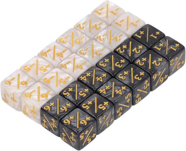 Nopanlaskurit, 24 kappaletta D6-noppakuutio