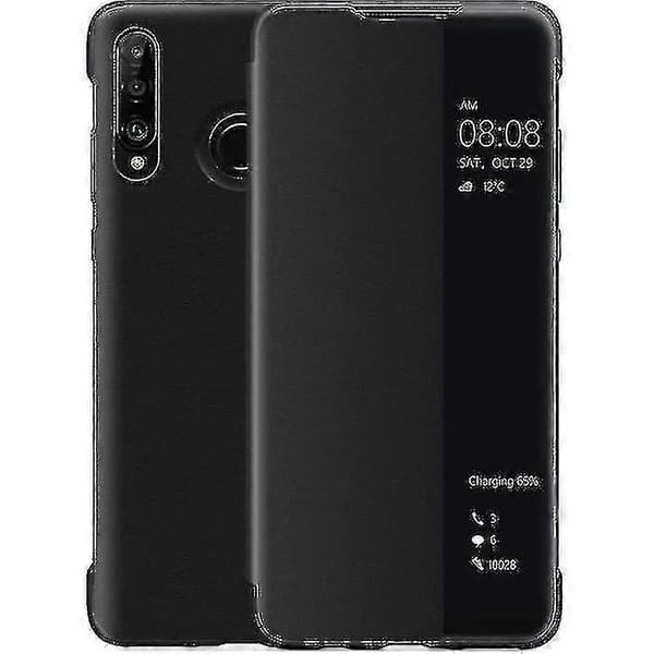 Huawei P30 Lite Cover, Smart View Læder Flip Cover Boris
