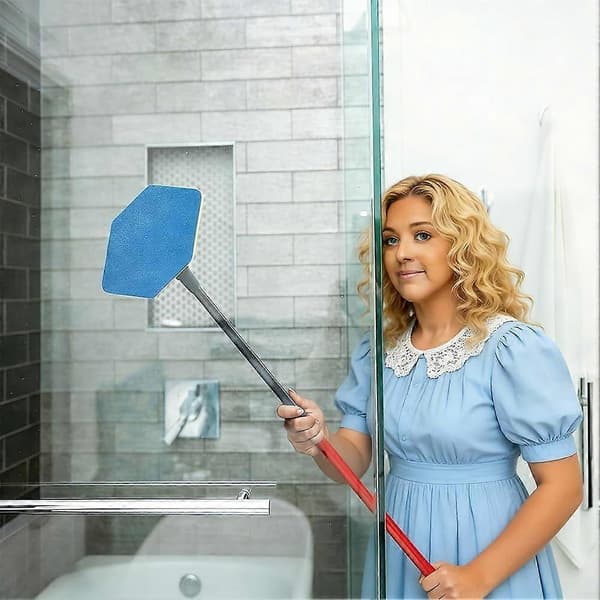 6-pak bade- og karmopperefill-erstatning kompatibel med Vileda Bath Magic bade-multi-overflade svamp, sekskantet form